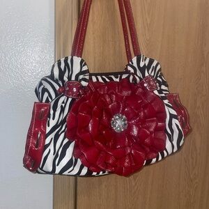 ‼️‼️SOLD ‼️‼️Y2K Zebra Bag